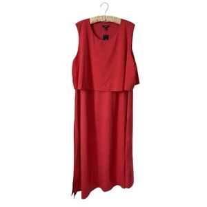 Alfani sleeveless‎ melon midi dress NWT
